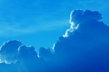ブルー cloudscape