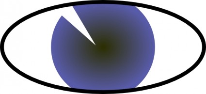 ojo azul clip art