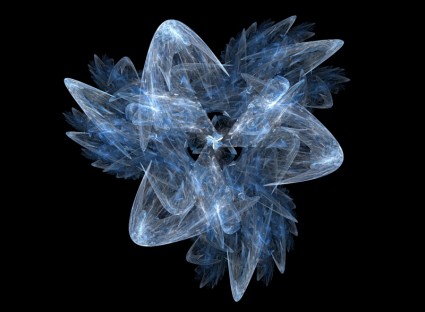 fractal azul