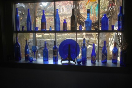 青いガラス