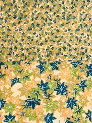 نبات القيقب الأخضر والأصفر الأزرق خلفية خلفية من بيكتوريب هايديفينيشن