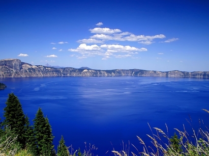 Lac Bleu fond d'écran paysage nature
