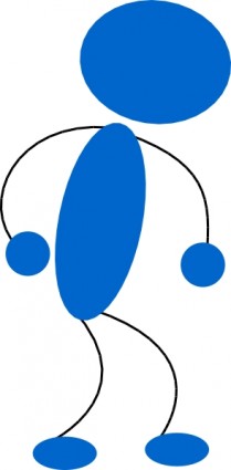 Laki-laki Blue clip art
