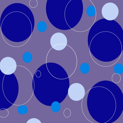 cercles retro bleus