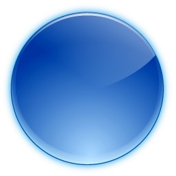niebieski okrągły przycisk
