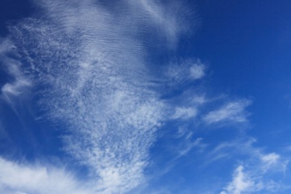 藍色天空背景
