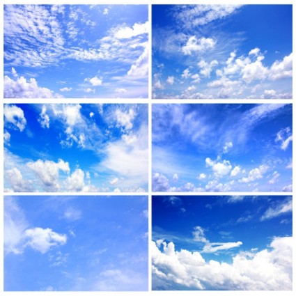 niebieski niebo obraz hd