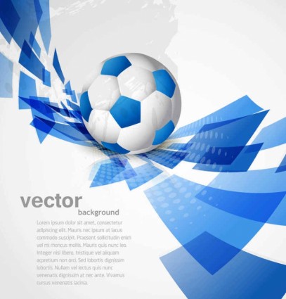 fondo azul sport vector