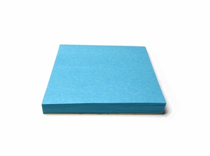 nota adesiva blu