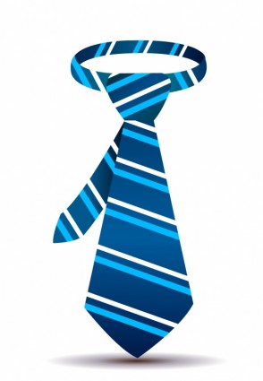 藍色條紋領帶