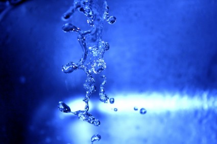 Fondo de agua azul