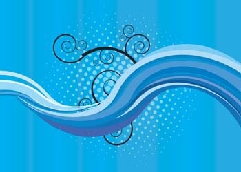 Blue Waves Vector Background Beautiful Vector Background Adobe Illustrator Ai Background Illustrator