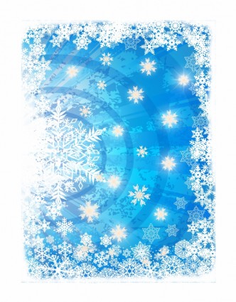 blaue Winter Hintergrund