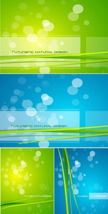 Bluegreen Glare Background Vector