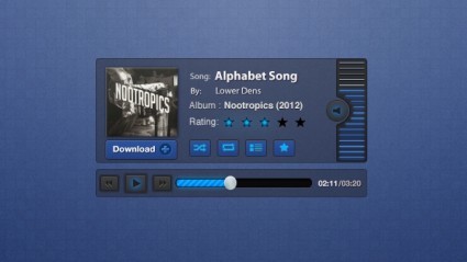 Blueprint Music Player Psd