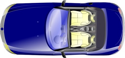 BMW z vista superior clip art