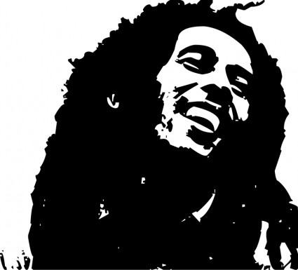 Bob Marley-Vector Clip Art-vector Libre Descarga Gratuita