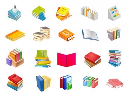 Bücher von zwölf Serie vector