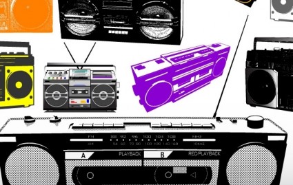 boomboxes