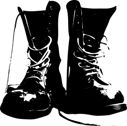 botas sapatos roupas clip-art