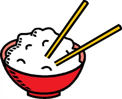 碗的米飯剪貼畫