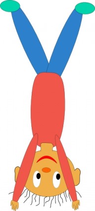Junge Hand stand ClipArt
