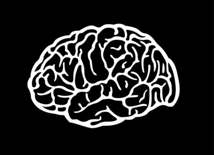 Gehirn-Vektor