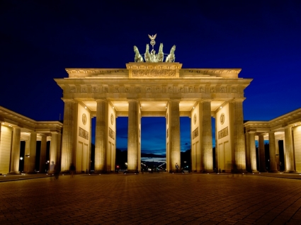 mundo de Alemania de fondo de pantalla de puerta de Brandenburg