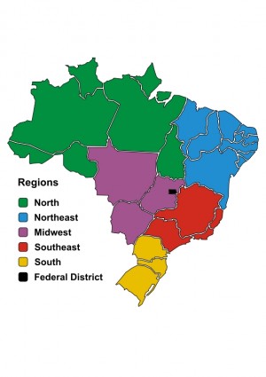 Brésil en régions