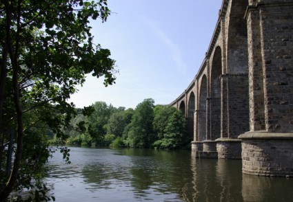 Jembatan aqueduct eisenbahbruecke
