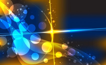 Bright Light Effect Background Vector