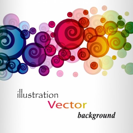 brillant vectoriel motif coloré
