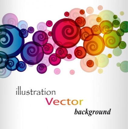 Brilliant Colorful Loop Pattern Vector