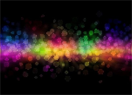 Brilliant Neon Color Background Image Vector