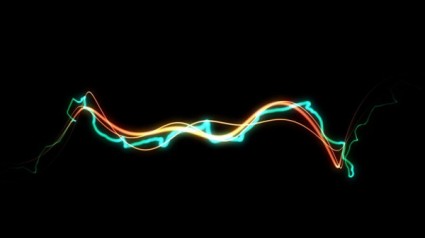 Stratifié brillant modèle des ondes électromagnétiques psd