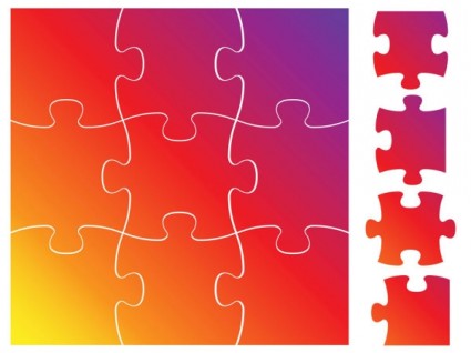 puzzle brillant vector