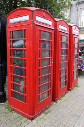 イギリスの電話ボックス
