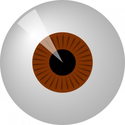 ClipArt occhio marrone