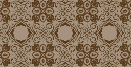 papel pintado floral transparente marrón