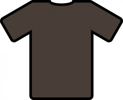 Brown T Shirt Clip Art