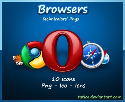 pack di icone icone browser