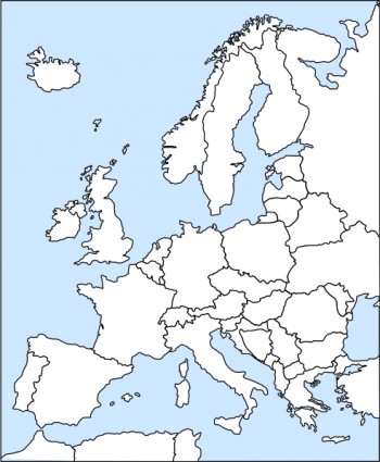 Bubba-Europa-Umriss-ClipArt-Grafik