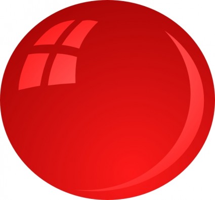 bolha vermelha clip-art