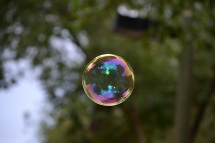 naturaleza del jabón burbuja