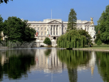Buckingham palace tapeta Anglii świata