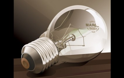 lampadine vector materiale