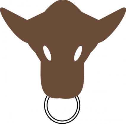 Bull kepala clip art