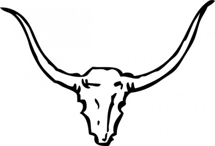 Bull tengkorak clip art