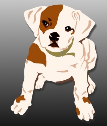 bulldog cachorro clip art
