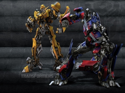 Bumblebee Optimus Wallpaper Transformers Movies